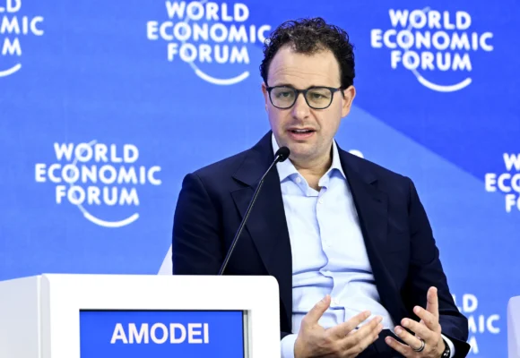 Dario-Explains-Need-Gulf-Money-Business-2194823537 Anthropic CEO Dario Amodei Rejects Claims of AI Alarmism, Cites Broader Public Trust Deficit